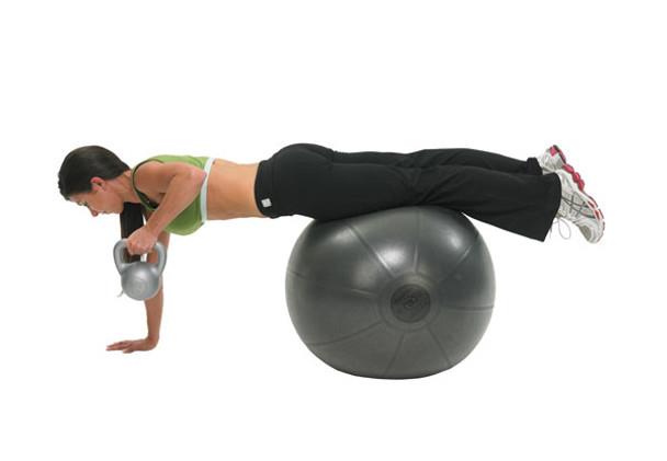 Fitness Mad 500Kg Studio Professional Fitness Swiss Ball Only - 65cm Graphite