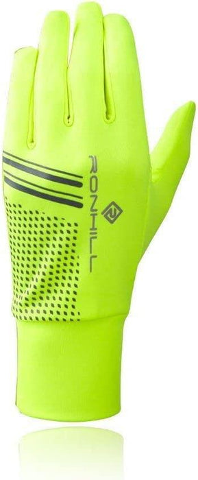 Ronhill Beanie and Glove Set Winter Running Wear Fluo Yellow/Black