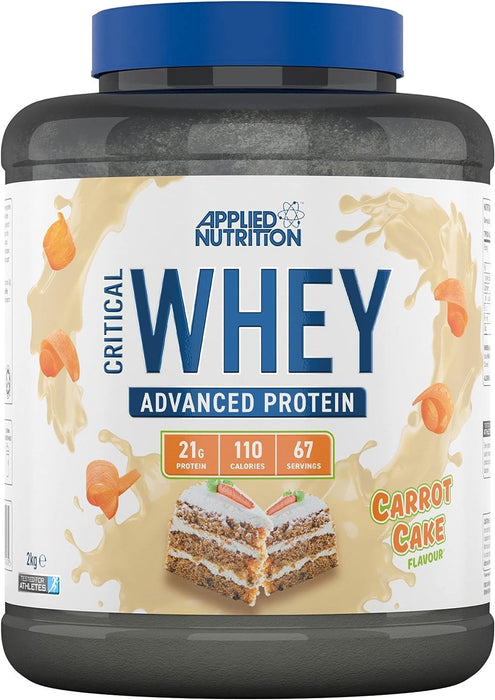 Applied Nutrition Critical Whey Muscle Protein Powder Carrot Cake Shake 2Kg
