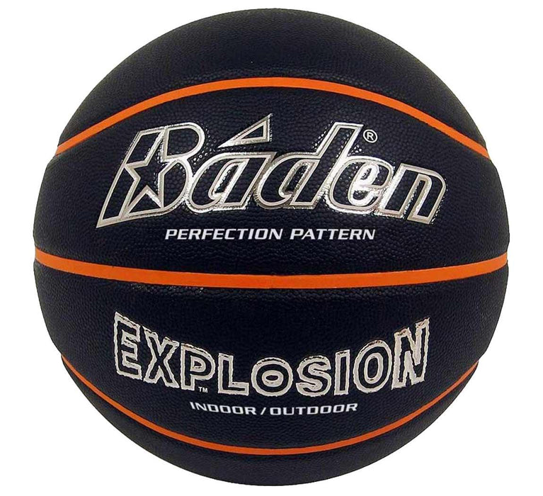 Baden Basketball Leather Streetball Indoor/Outdoor Black - Size 7