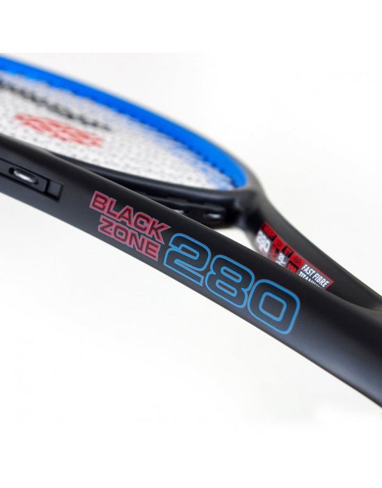 Karakal Black Zone Tennis Racket - Fast Fibre & Graphite Titanium Gel - 280g