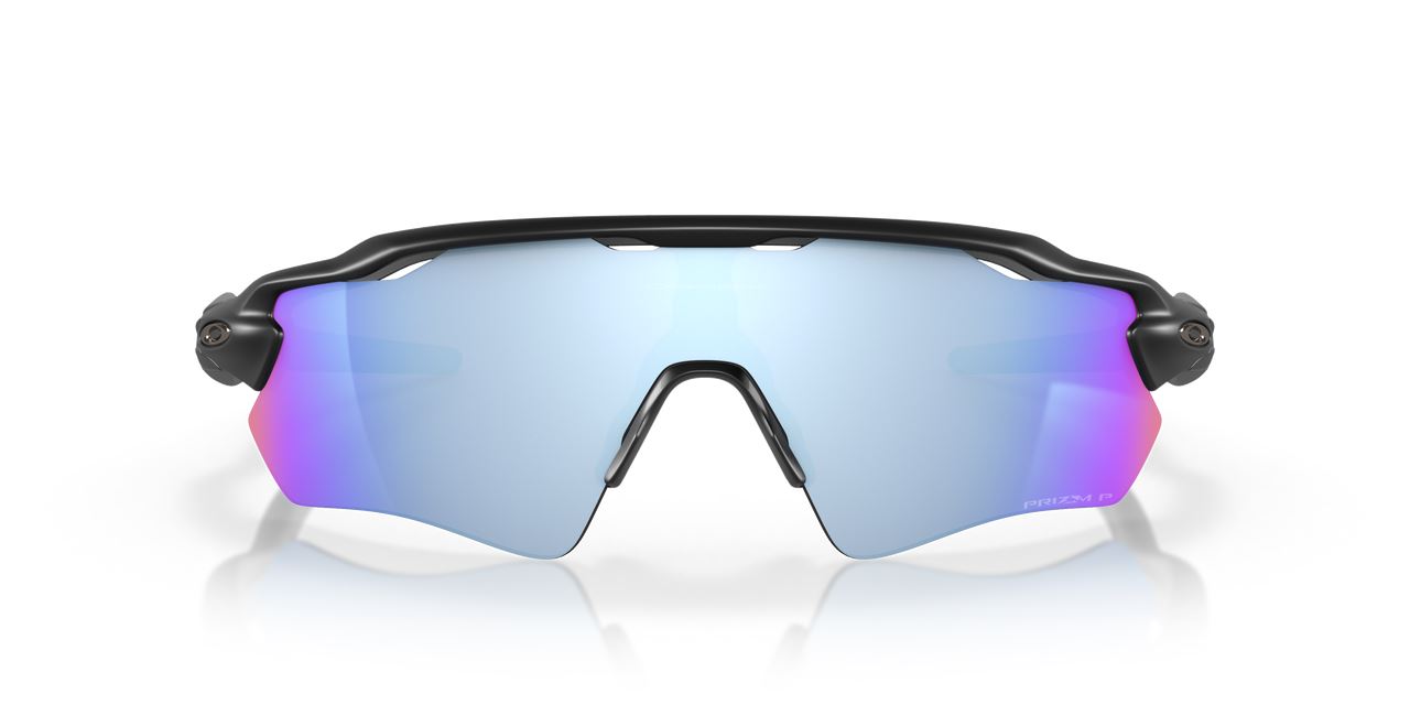 Oakley Radar EV Path Sunglasses Matte Black Frame Deep Water Polarized Lenses