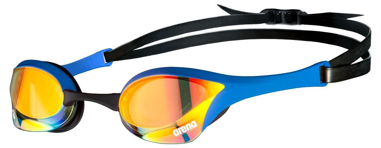 Arena Swimming Goggles Cobra Ultra Mirror Anti Fog Swipe Adjustable Swim Glasses