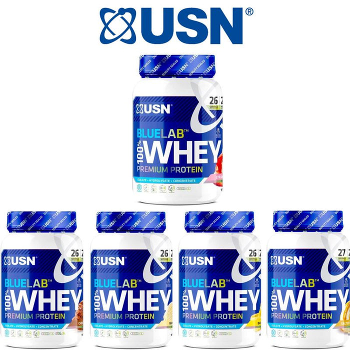 908g USN Blue Lab Whey Isolate Protein Powder Muscle Building Nutrition Shake