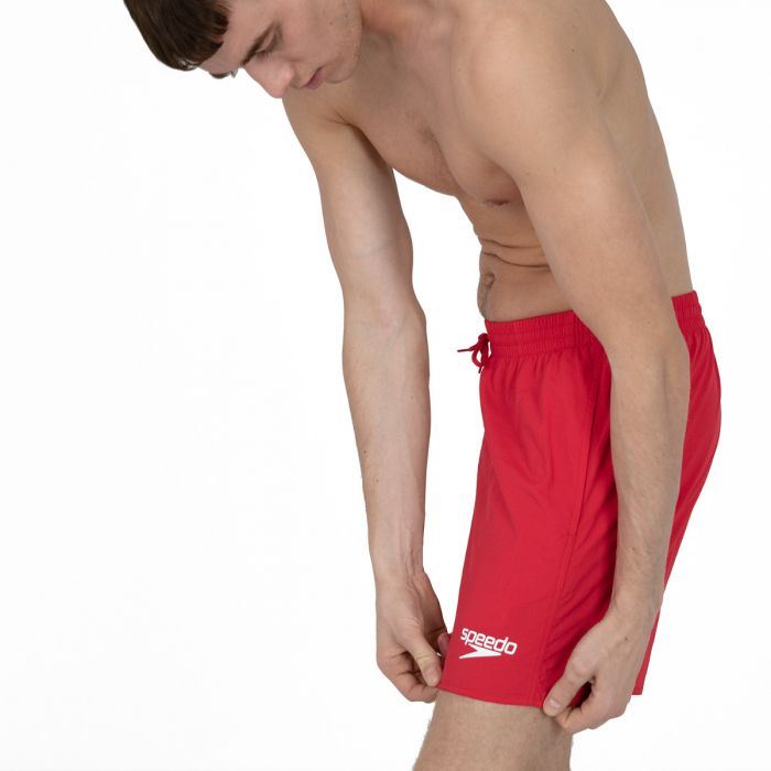 Speedo Men's Essentials Swimming Shorts 16" - Pool / Beach Swimwear - Red