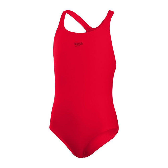 Speedo Swimming Costume Girls Eco Endurance+ Medalist Swimsuit - Red