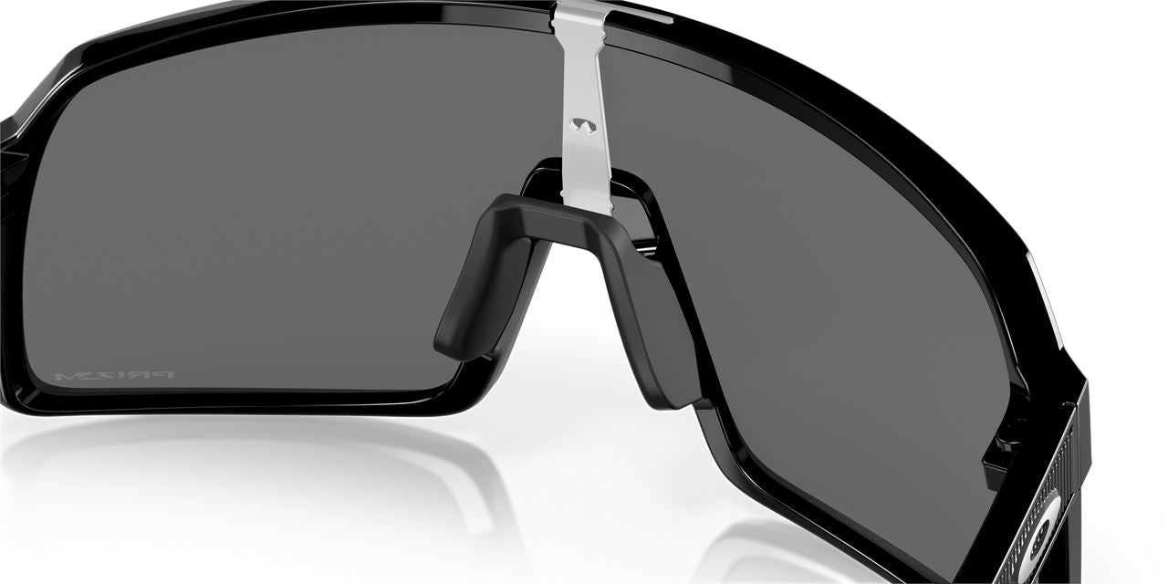 Oakley Sutro Sunglasses Black Lens Cycling Glasses Polished Black Frame Eyewear