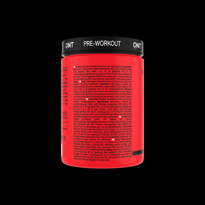 QNT Pre-Workout Powder PUMP RX Extra Concentrated 300g Red Fruits