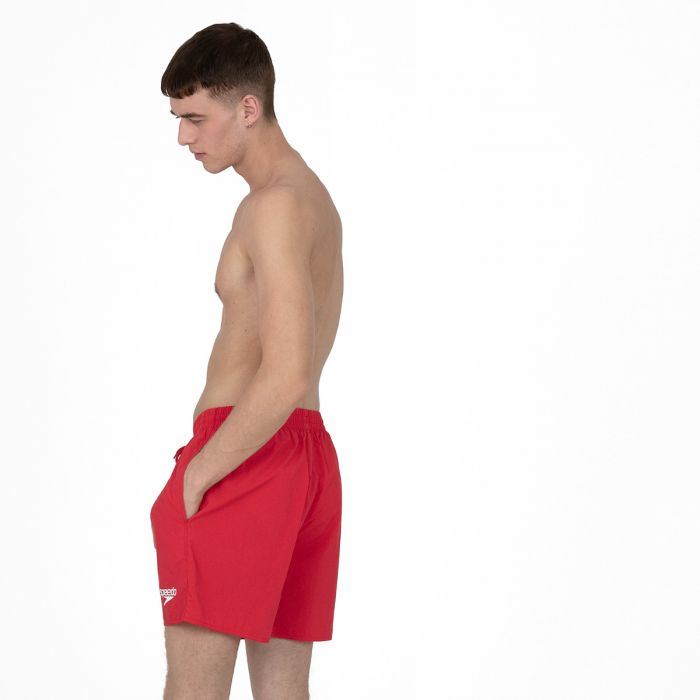 Speedo Men's Essentials Swimming Shorts 16" - Pool / Beach Swimwear - Red