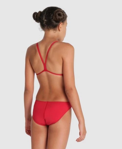 Arena Girls Team Swimsuit Challenge Solid Competition Training one piece Red