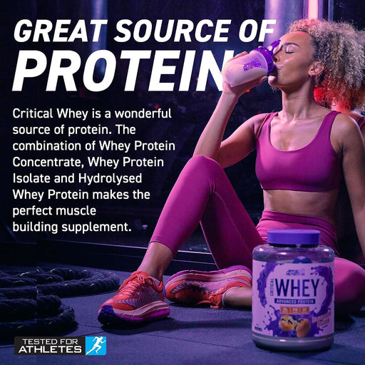 2Kg Applied Nutrition Critical Whey Protein Powder White Chocolate RaspberryFITNESS360