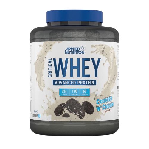 Applied Nutrition Critical Whey Muscle Protein Powder Cookies n Cream Shake 2Kg