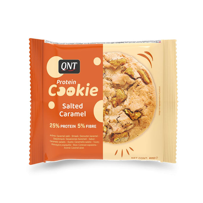 QNT Protein Cookie 12 x 60g Rich In Protein & Fibre