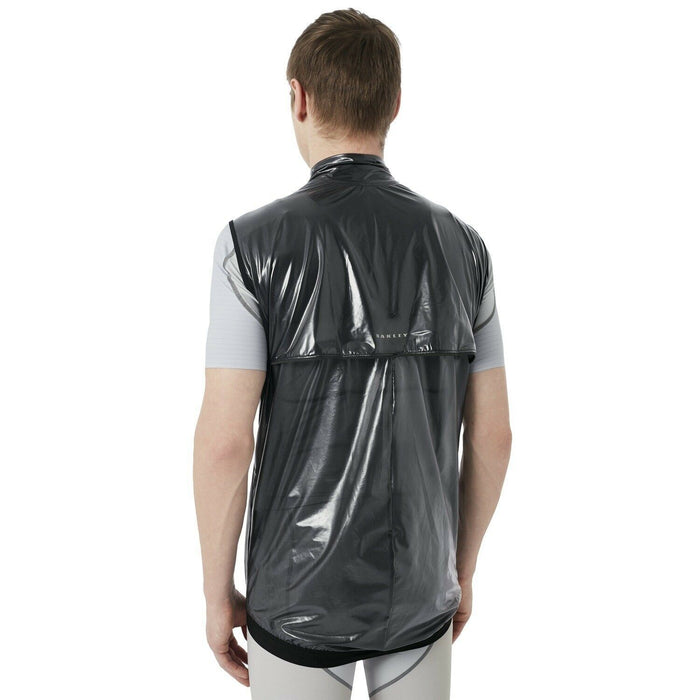 Oakley Jawbreaker Waterproof Cycling Vest Full Zip Road Jacket Wind Resistant