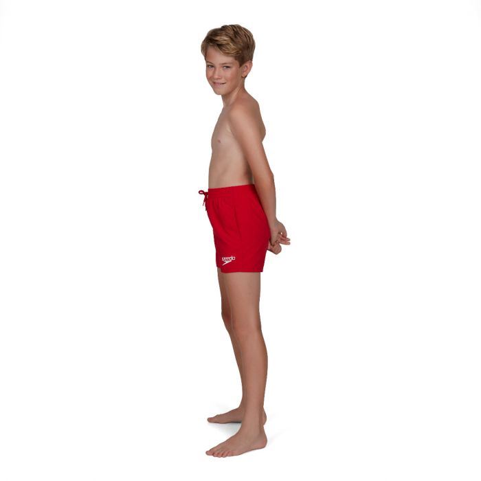 Speedo Boys Essential Watershort Swimming Shorts - Pool Beach - Red - 13" - Red