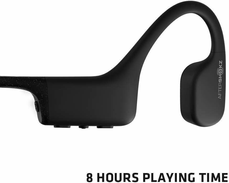 AfterShokz Xtrainerz Swim Bluetooth Headphones - Black Diamond - Bone Conduction