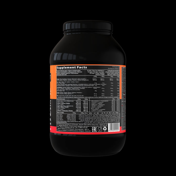 QNT 3000 Muscle Mass Protein Powder Weight Gain Formula 1.3kg - Strawberry
