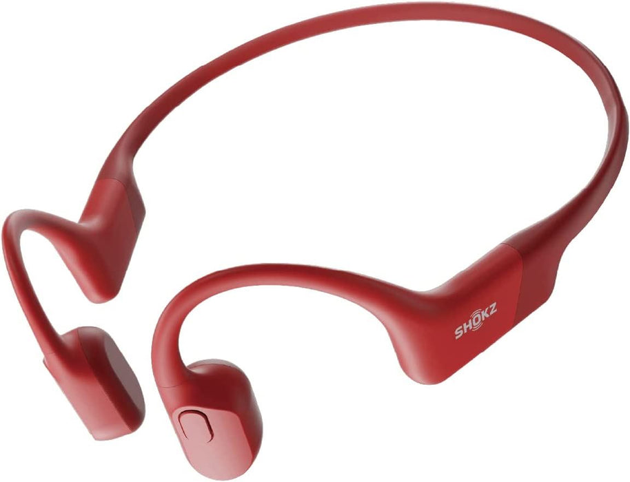 Aftershokz Shokz OpenRun Bluetooth Headphones Sweatproof Earphones - Red