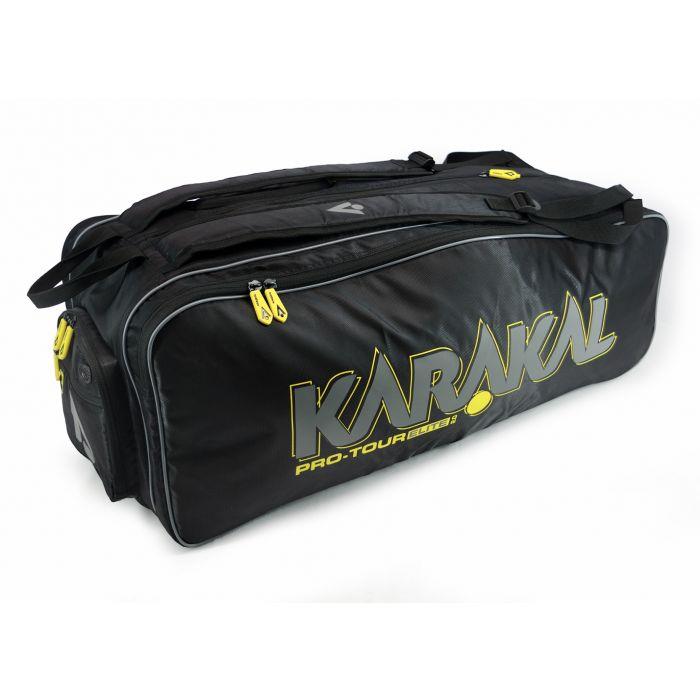 Karakal Pro Tour Elite 12 Racket Bag with Wet & Shoe Compartment - Grab Handle