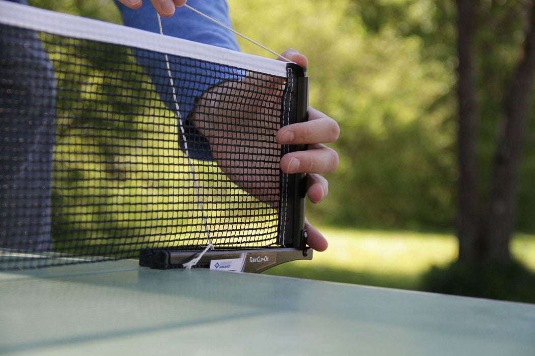 Donic Schildkrot Team Clip On Table Tennis Net Set - Quick Set Up - Weatherproof