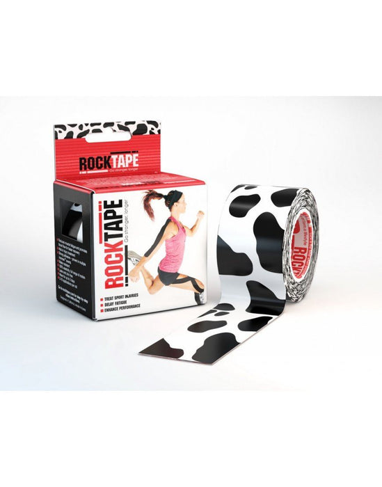 Rocktape Adhesive Sports Kinesiology Athletic Tape Pattern Roll 5cmx5m - Cow