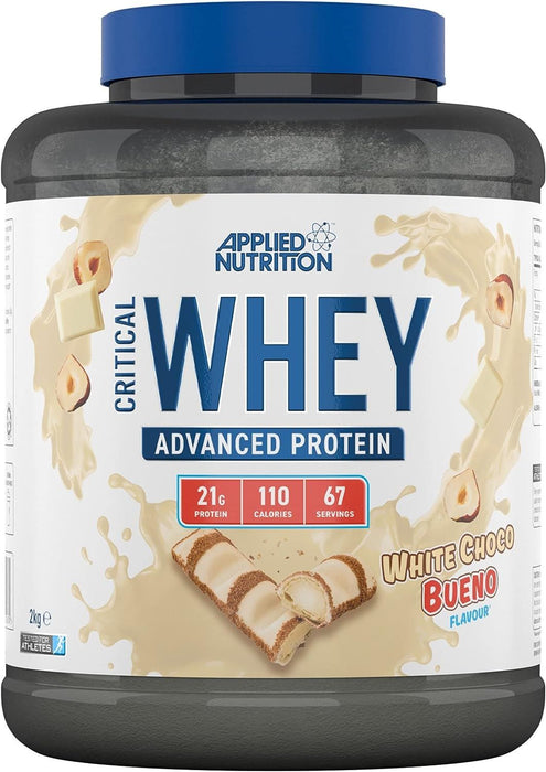 Applied Nutrition Critical Whey Muscle Protein Powder White Choc Bueno Shake 2Kg