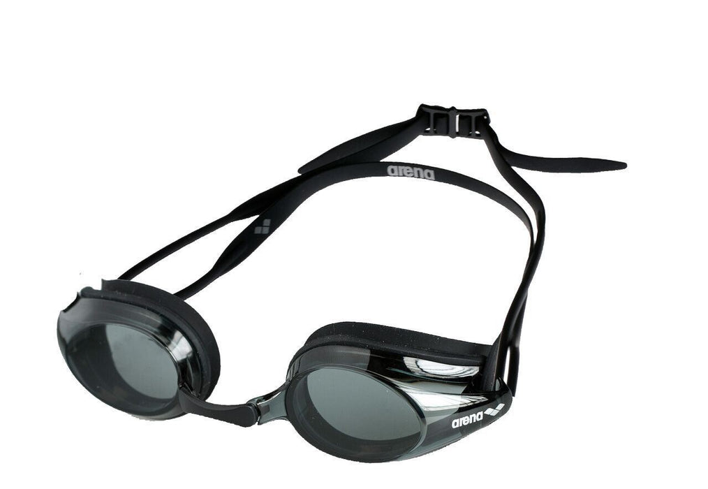 Arena Tracks Swimming Goggles with Crystal Clear Vision Performance & Racing