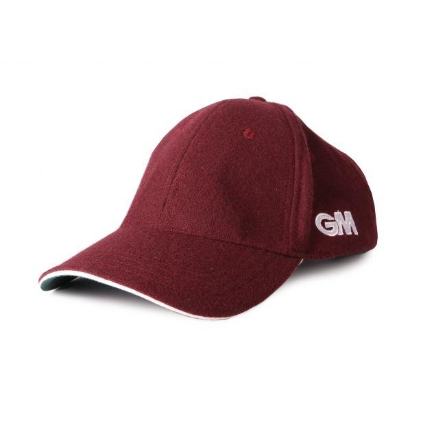 Gunn & Moore Cricket Cap Peak with Fasten in Red - One Size