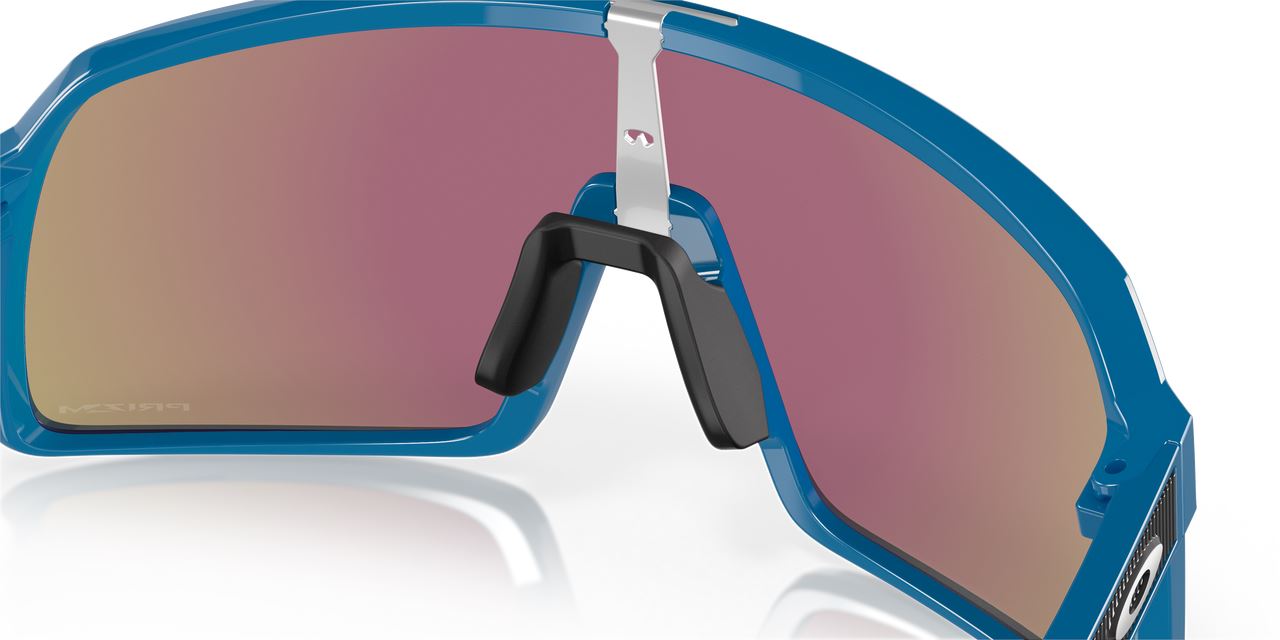 Oakley Sutro Sunglasses Sapphire Lenses Cycling Glasses Sky Blue Frame Eyewear