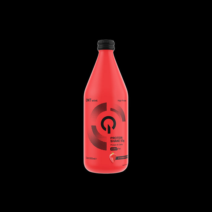 QNT Protein High Carbohydrate Training Recovery Shake (Strawberry) 12 X 500ml