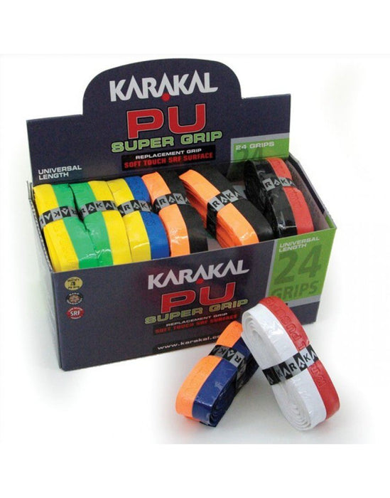 Karakal Racket Grip - PU Super Duo - Replacement - Super Absorbent - Box of 24