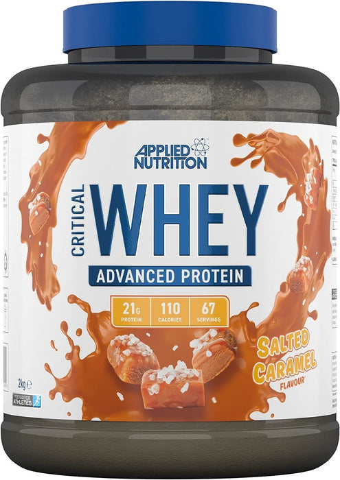 Applied Nutrition Critical Whey Muscle Protein Powder Salted Caramel Shake 2Kg