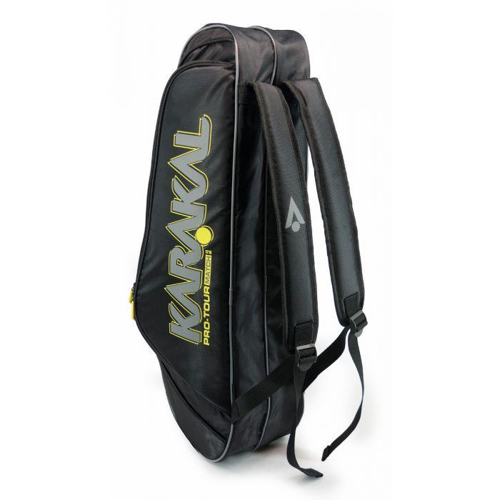 Karakal Pro Tour Match 4 Racket Bag - Shoulder Strap & Carry Handles