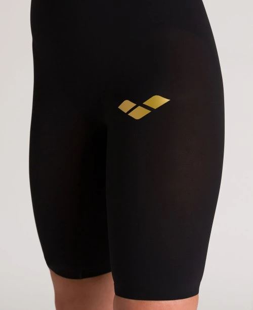 Arena Carbon Air² Powerskin Swimsuit Closed Back Racing Swimwear Black/Gold
