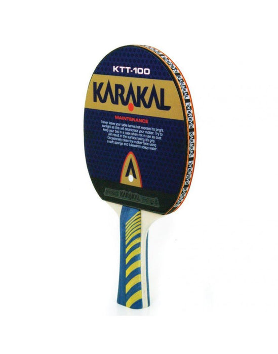 Karakal KTT-100 1 Star Table Tennis Bat - 7 ply Poplar Wood - 1.8mm