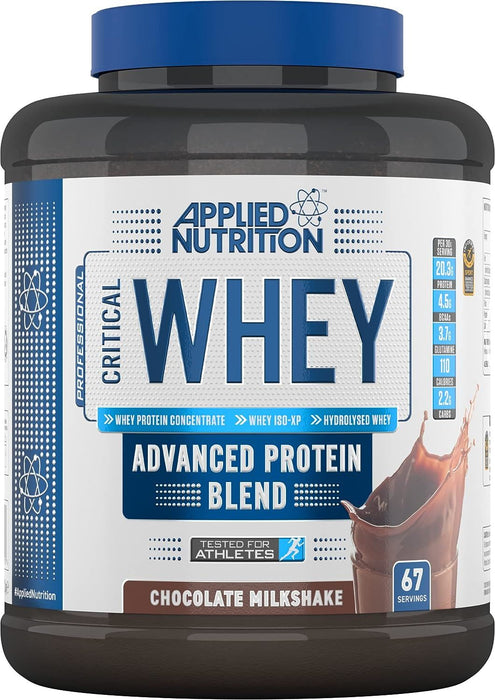 Applied Nutrition Critical Whey Protein Powder Muscle Building Vanilla Shake 2Kg