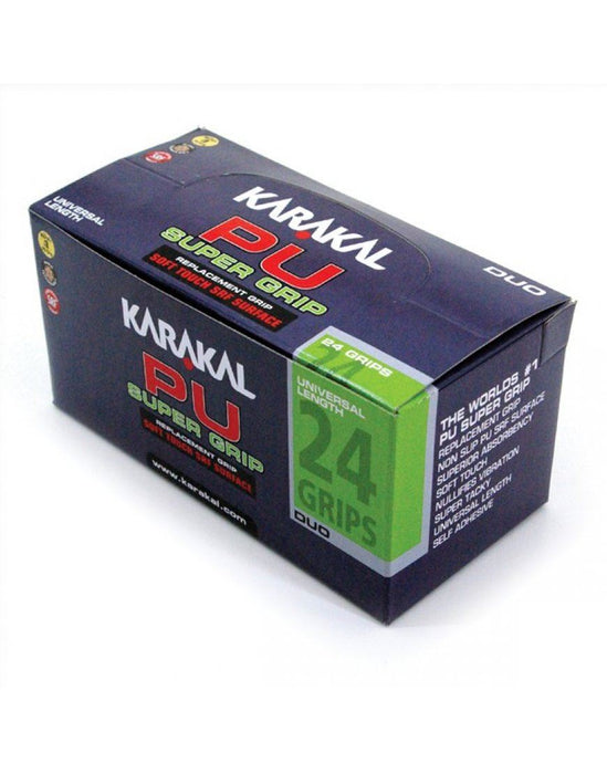 Karakal Racket Grip - PU Super Duo - Replacement - Super Absorbent - Box of 24