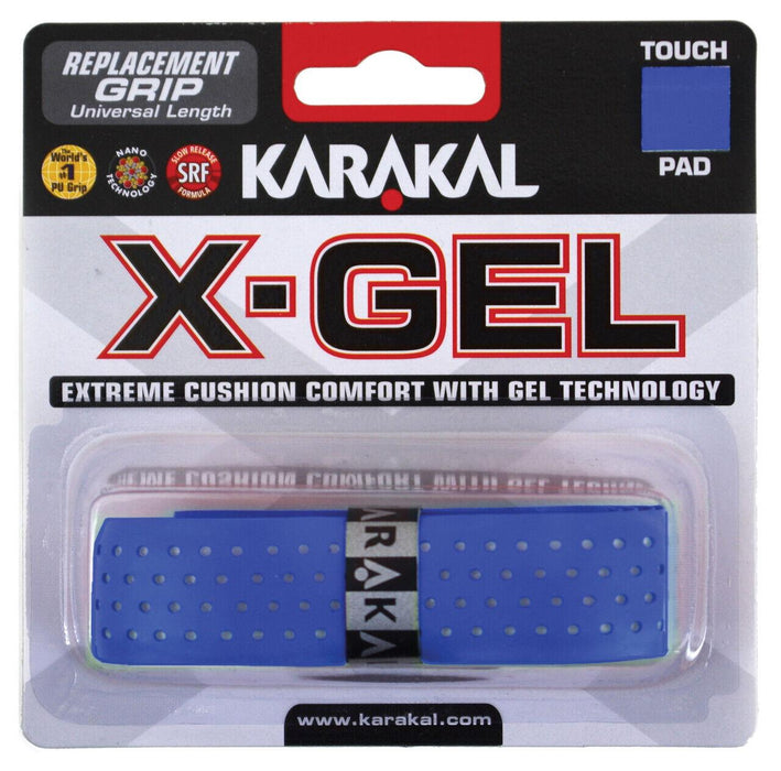 Karakal PU X-Gel Grip - Replacement - Cushioned - Self Adhesive x 2