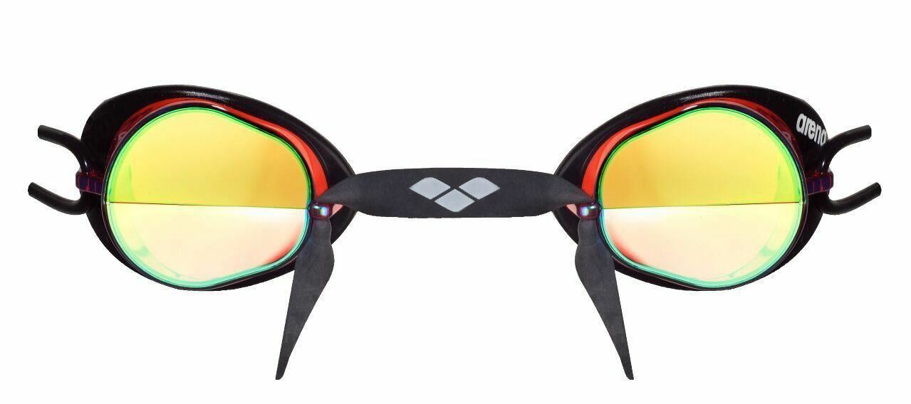 Arena Swedix Mirror Competition Swimming Goggles Swedish Type Nose Bridge Design
