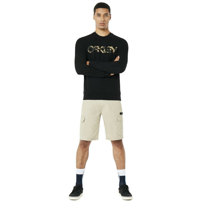 Oakley B1B Mens Crew Sweatshirt Sports Athletic Regular Fit Fashion Top - Black