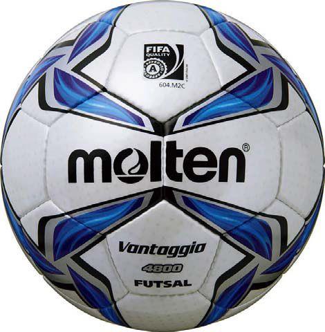 Molten F9V4800 Fifa Approved Low Bounce Hand Stitched Gloss Futsal Ball