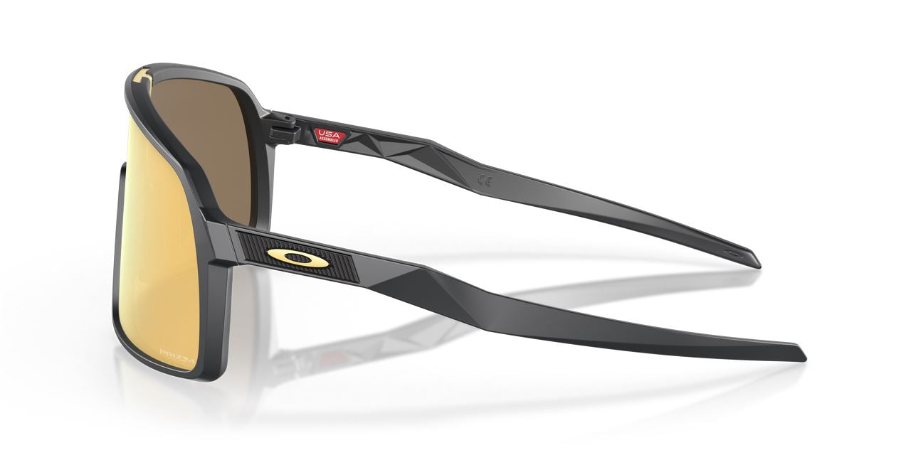Oakley Sutro Sunglasses 24K Lenses Cycling Glasses Matte Carbon Frame Eyewear