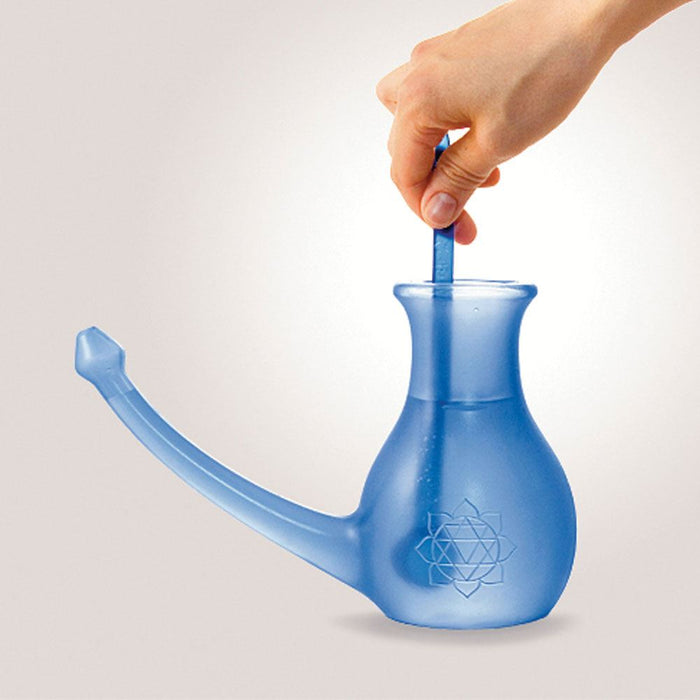 Fitness Mad Nosebuddy Plastic Yoga Neti Pot Transparent Nasal Hygiene - 500ml