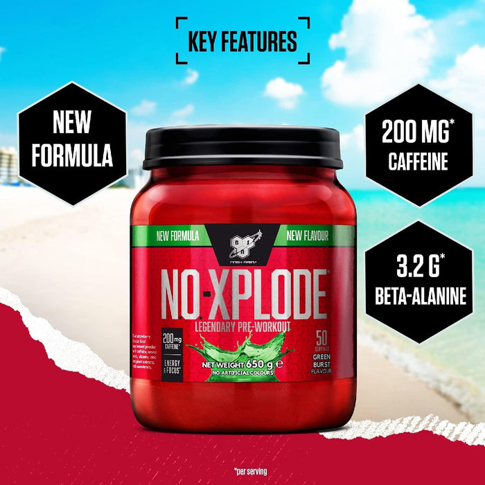 BSN NO Xplode Pre Workout Powder Drives Energy And Focus 650g