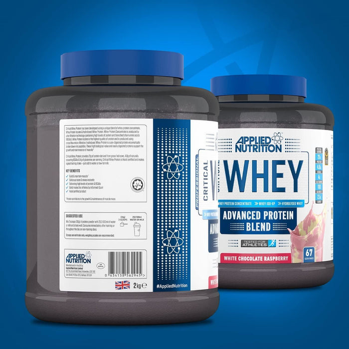 Applied Nutrition Critical Whey Protein Powder White Chocolate Raspberry 2Kg