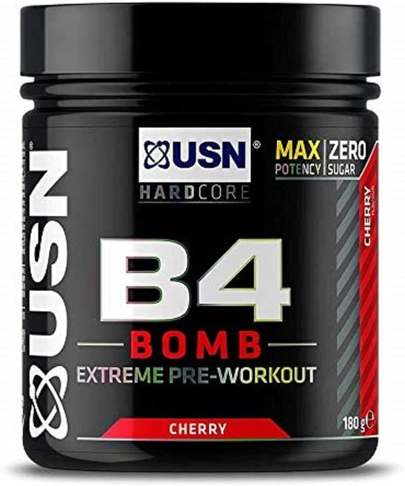 USN B4-Bomb Extreme Exhilarating Pre-Workout Supplement Powder - 300g