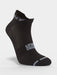 Hilly Mens Active Socklet Zero Cushion Sports Running Socks - Black / GreyFITNESS360
