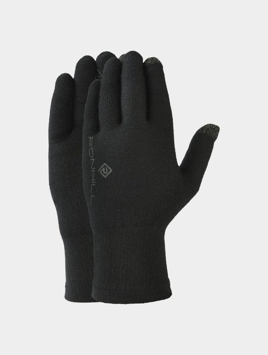 Ronhill Merino Seamless Gloves Wool Winter Thermal Warm Thick Stretch Knitted