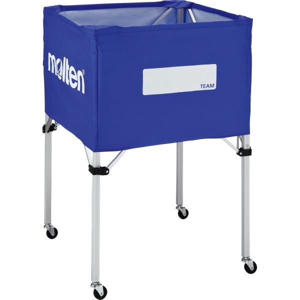 Molten Foldable Ball Cart Portable Basketball Football Storage 4 Wheel Trolley