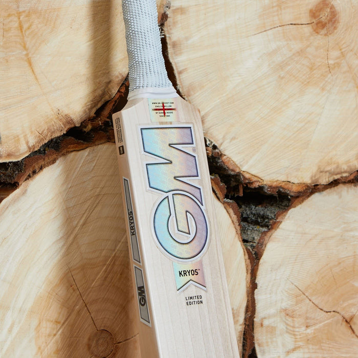 Gunn & Moore Cricket Bat Kryos L540 DXM 606 Grip Handle English Willow - Harrow